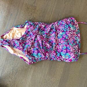 J crew floral one piece swimsuit